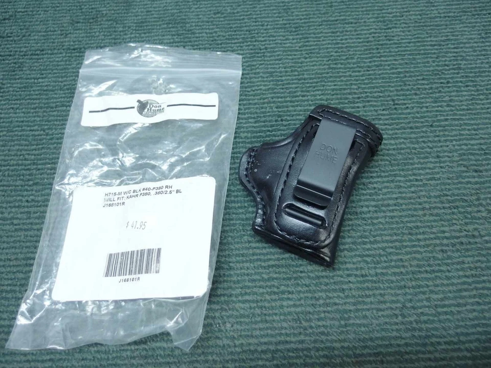 DON HUME H715-M IWB CLIP LEATHER HOLSTER - FOR KAHR P380  - NEW - Image 2 of 2