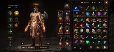 Diablo Immortal Monk / 2490reso / 14100 kw / Server Seghitis