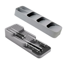 Compact Cutlery Storage Utensil Drawer Tray Cutlery Insert Kitchen Organiser UK