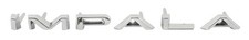 1965-1966 Chevy Impala Front Fender Letters Impala Made In Usa