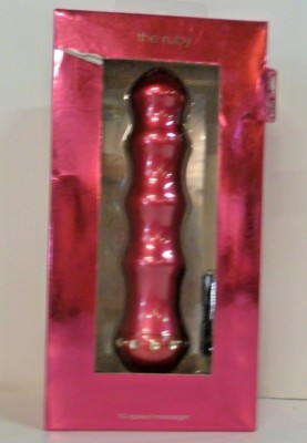 Shots Toys Deluxe Ruby Personal Waterproof Massager, 6.5 Inch, Metallic Purple 