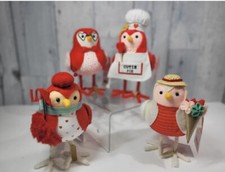 Target Spritz Featherly Friends 2023 Valentine's Day Birds Set of 4 Brand New
