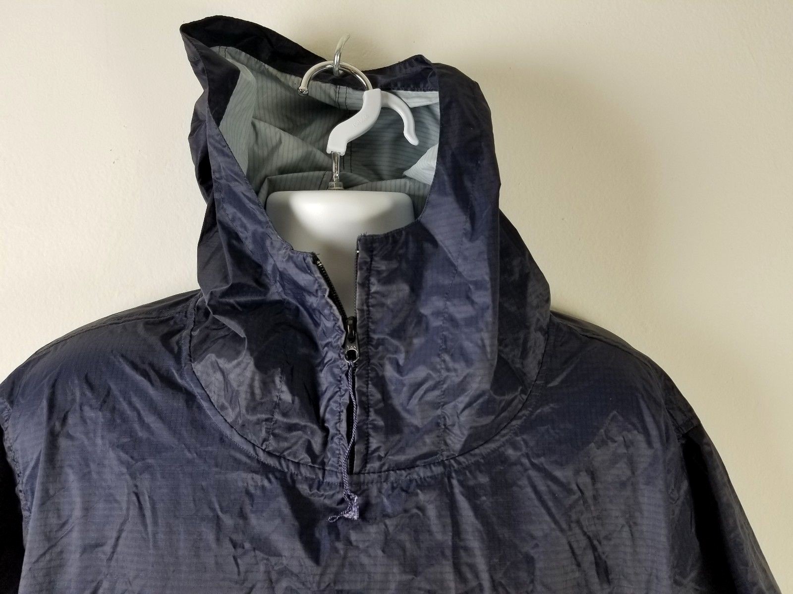 Felpa con cappuccio vintage frangivento Polo Sport Ralph Lauren Spell Out taglia S pony droga ya