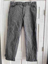G72 Levis Two Horse Brand Jeans Gray Leather Tab USA Made Mens 40x34