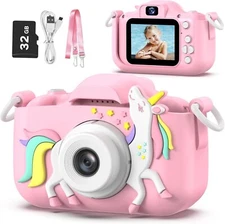 Goopow Kids Camera Toys for 3-8 Year Old Girls Boys,Children Digital Video Camco
