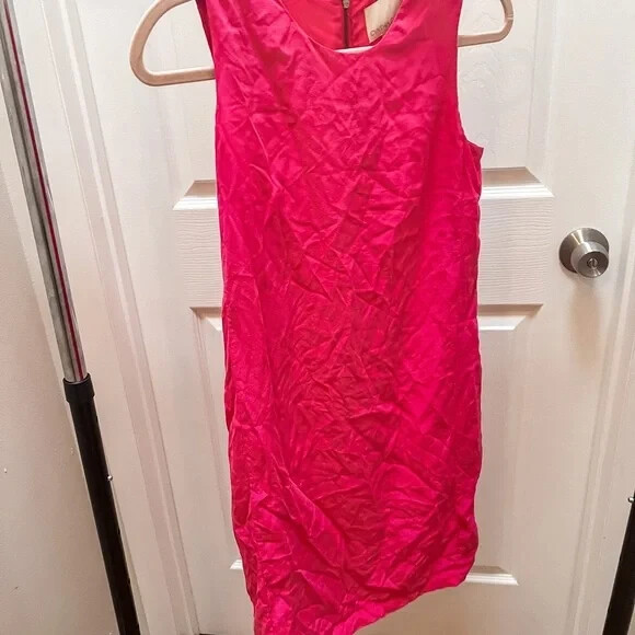 CYNTHIA ROWLEY SILK HOT PINK SLEEVELESS DRESS SIZE 2 - summer dress | eBay