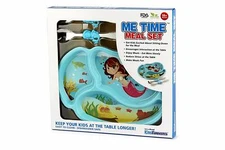 Kids Funwares Me Time Meal Set - Mermaid – 3Piece Set Plate/ Fork /Spoon New