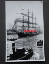 Foto Segelschiff Pamir  1953 in Hamburg, Reederei F. Laeisz 