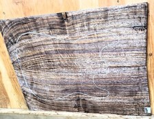 Figured Claro Walnut Wood 1075 Luthier 5A Guitar Top Set 23.75x 17.25 x .5