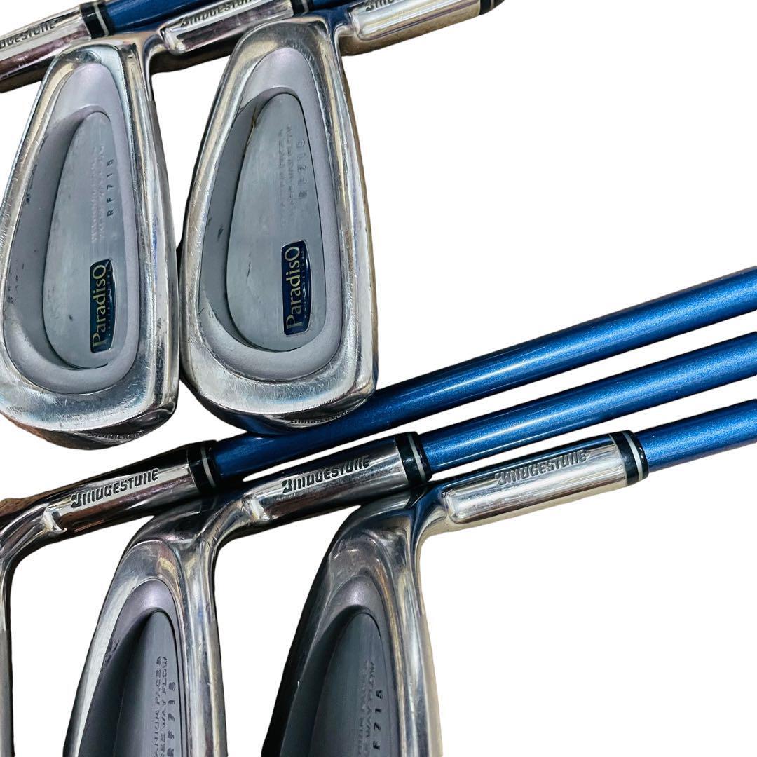 BRIDGESTONE - ブリヂストン パラディーゾ アイアン 7本 レディース RF715 右利き Bridgestone Paradiso Rf 715 Women'S Iron set of 6 5-9.P.S