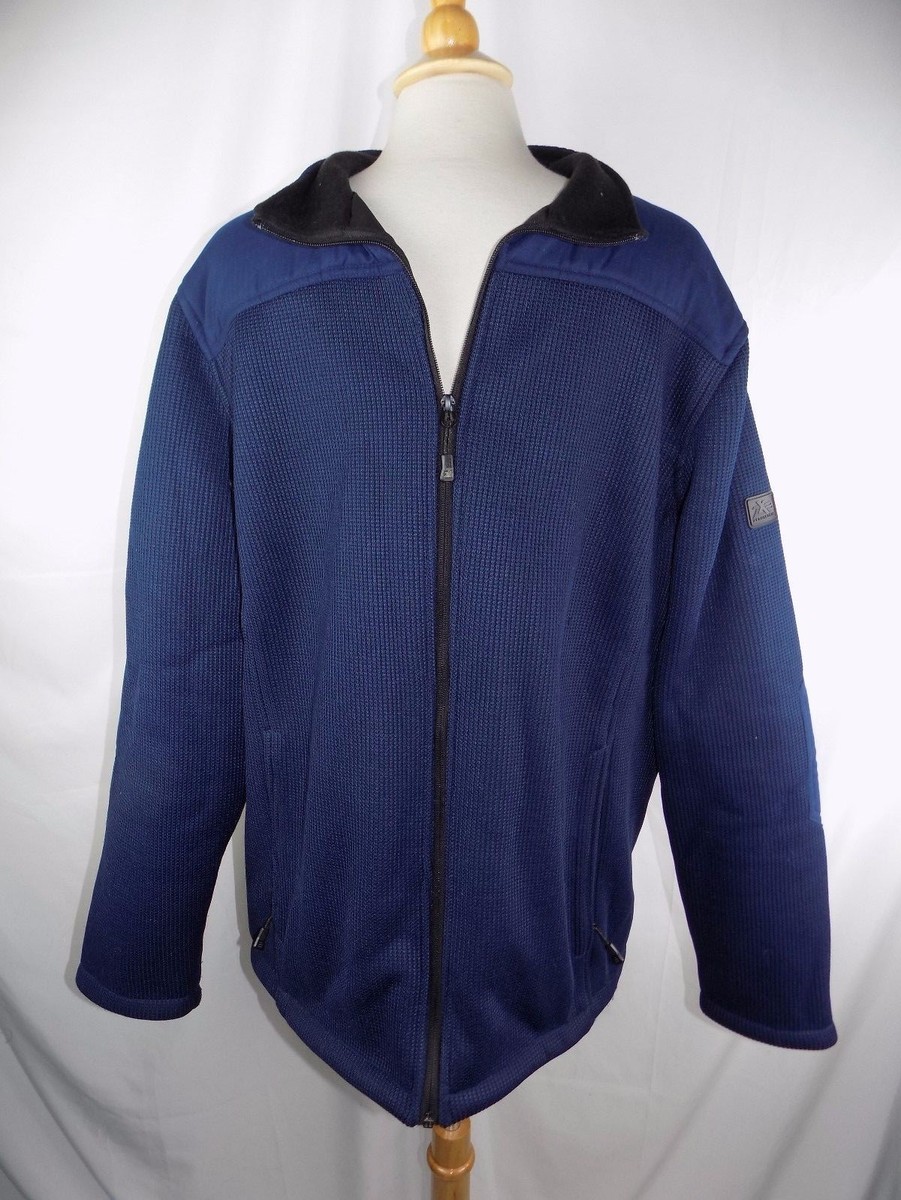 ZEROXPOSUR WOMEN'S FULL ZIP NAVY BLUE LINED JACKET XL | eBay