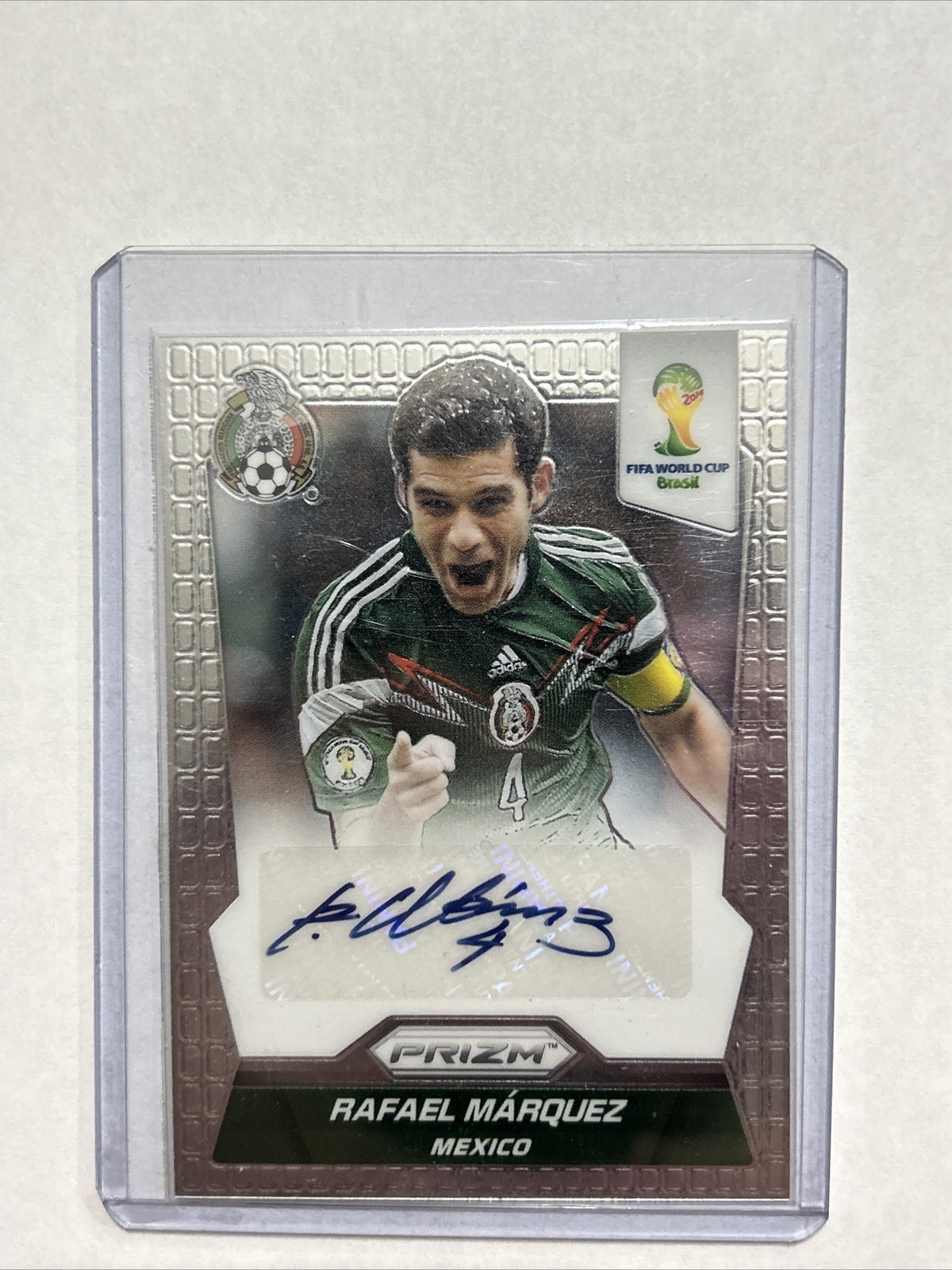 2014 Panini Prizm World Cup Signatures Rafael Marquez #S-RM Auto