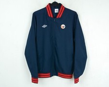 UMBRO Norway Football Mens XL Mesh Lined Jacket Training Jumper Tracksuit Norge