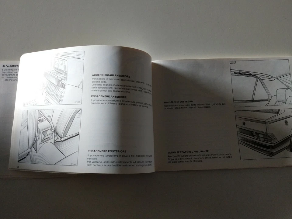 Libretto uso e manutenzione Alfa Romeo 75 Turbo - Immagine 3 di 4