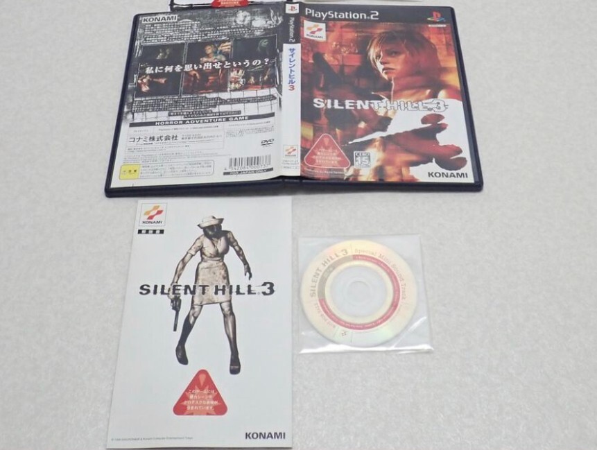 SILENT HILL 3 PS2 Playstation 2 soft with special mini soundtrack