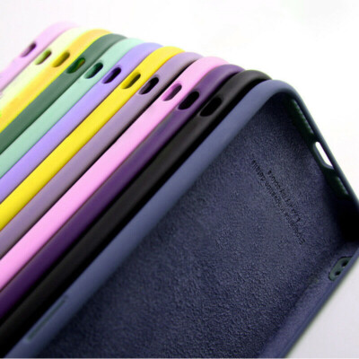 Liquid Silicone Case For iPhone 16 15 14 13 12 11 Pro Max XS  Back Phone Cover
