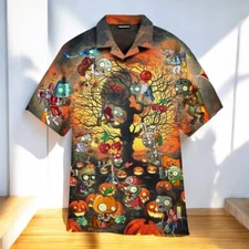 Halloween Night Zombie Halloween Hawaiian Shirt Halloween Gifts Ideas
