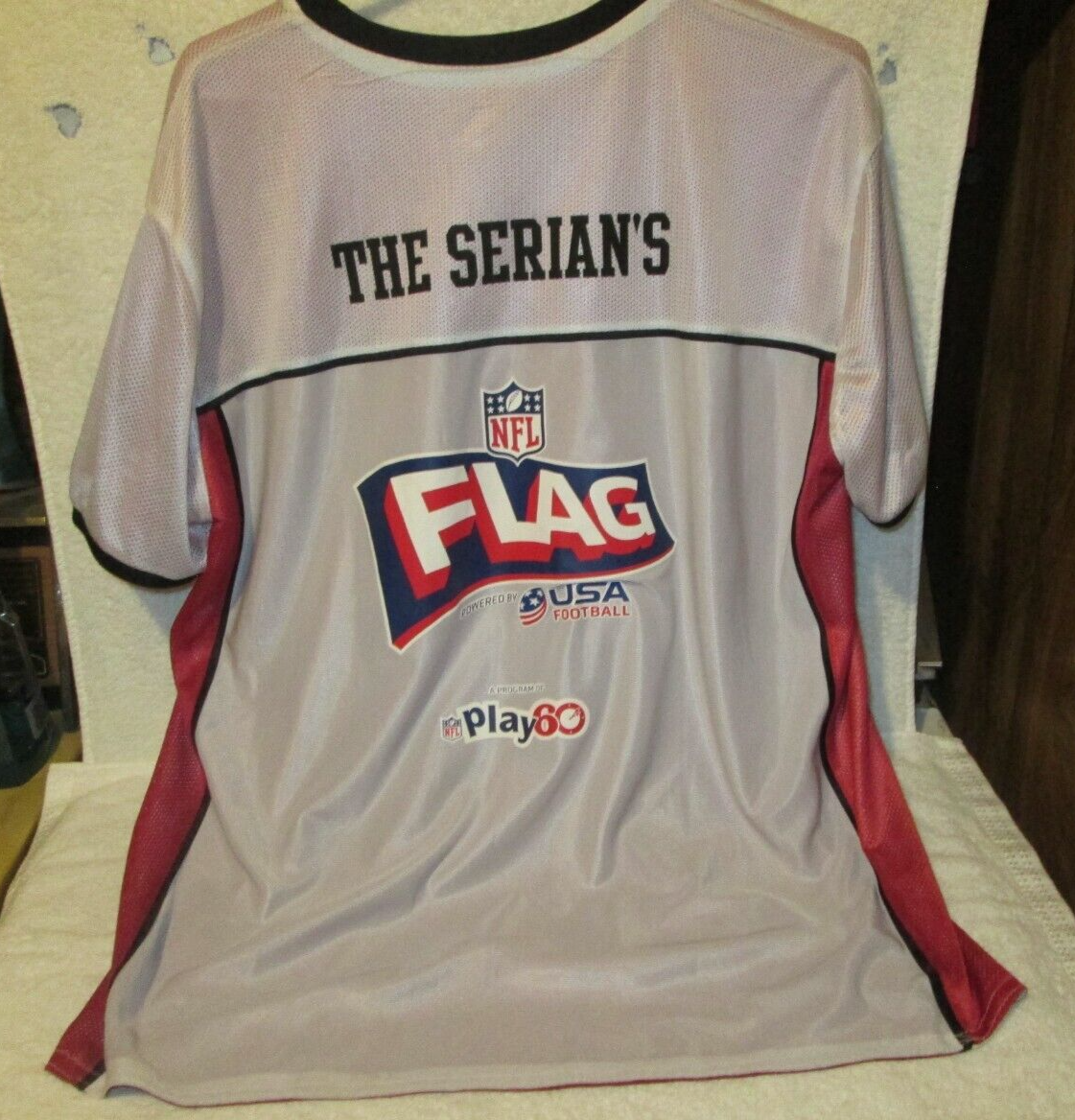 CARDINALS アメリカンフットボール シャツ USAヴィンテージ冬SALE VINTAGE MENS Arizona Cardinals Flag Football Jersey AUDILT X LARGE