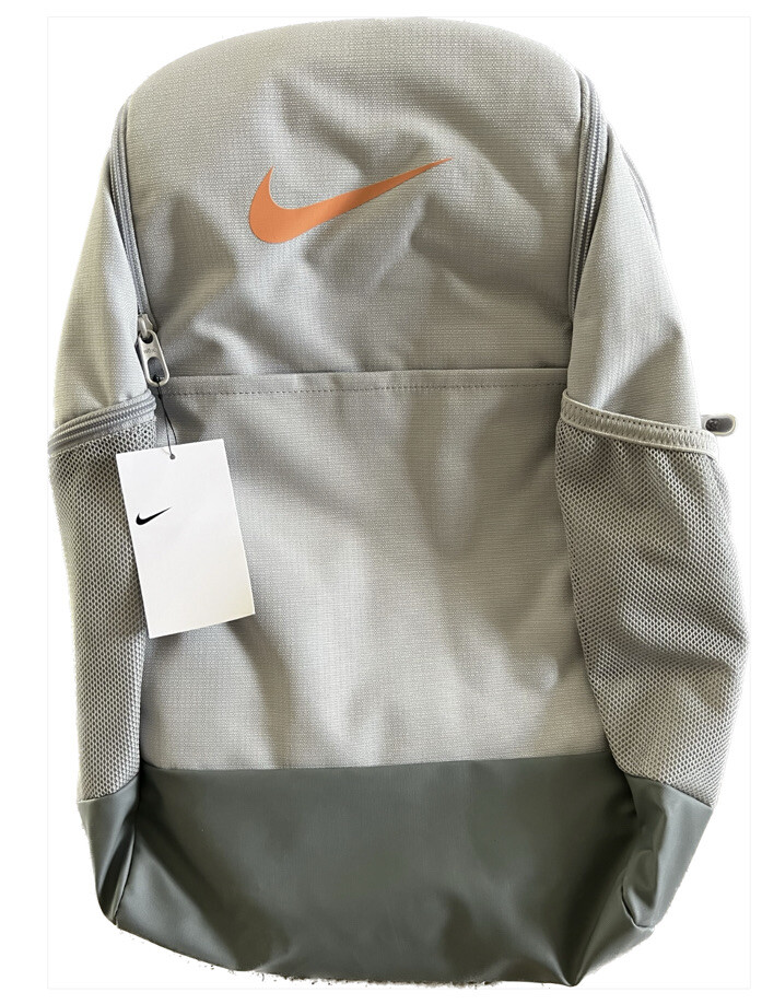 grey nike brasilia backpack