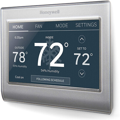 Wi-Fi Smart Color 7-Day Programmable Smart Thermostat with Color-Changing