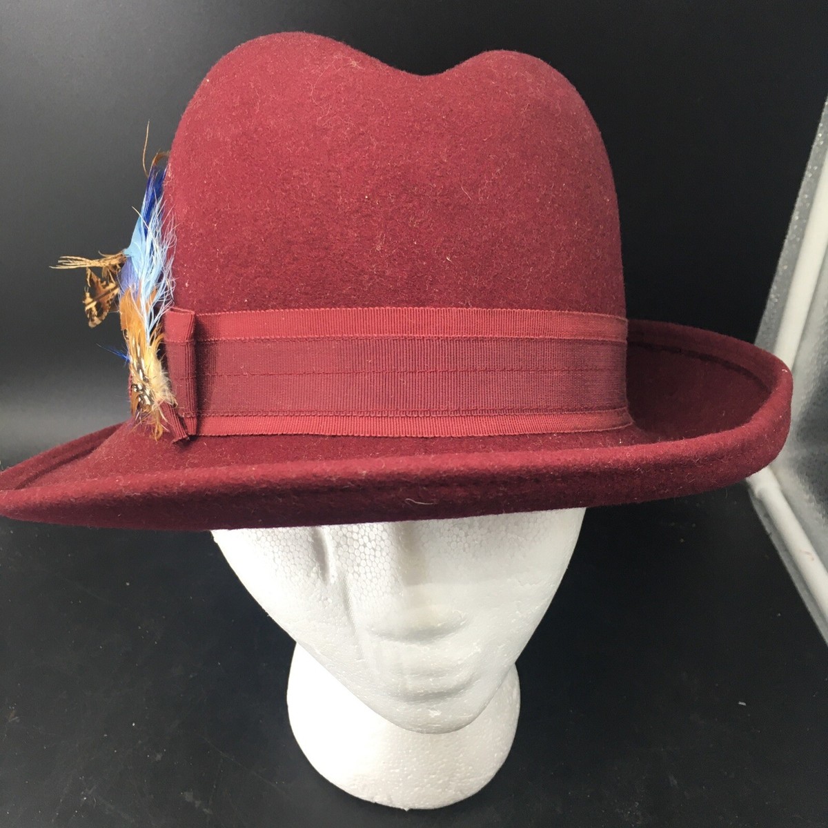 Vintage Ladies Bollman Hat Co. Doeskin Felt 100% Wool Hat  display picture 1