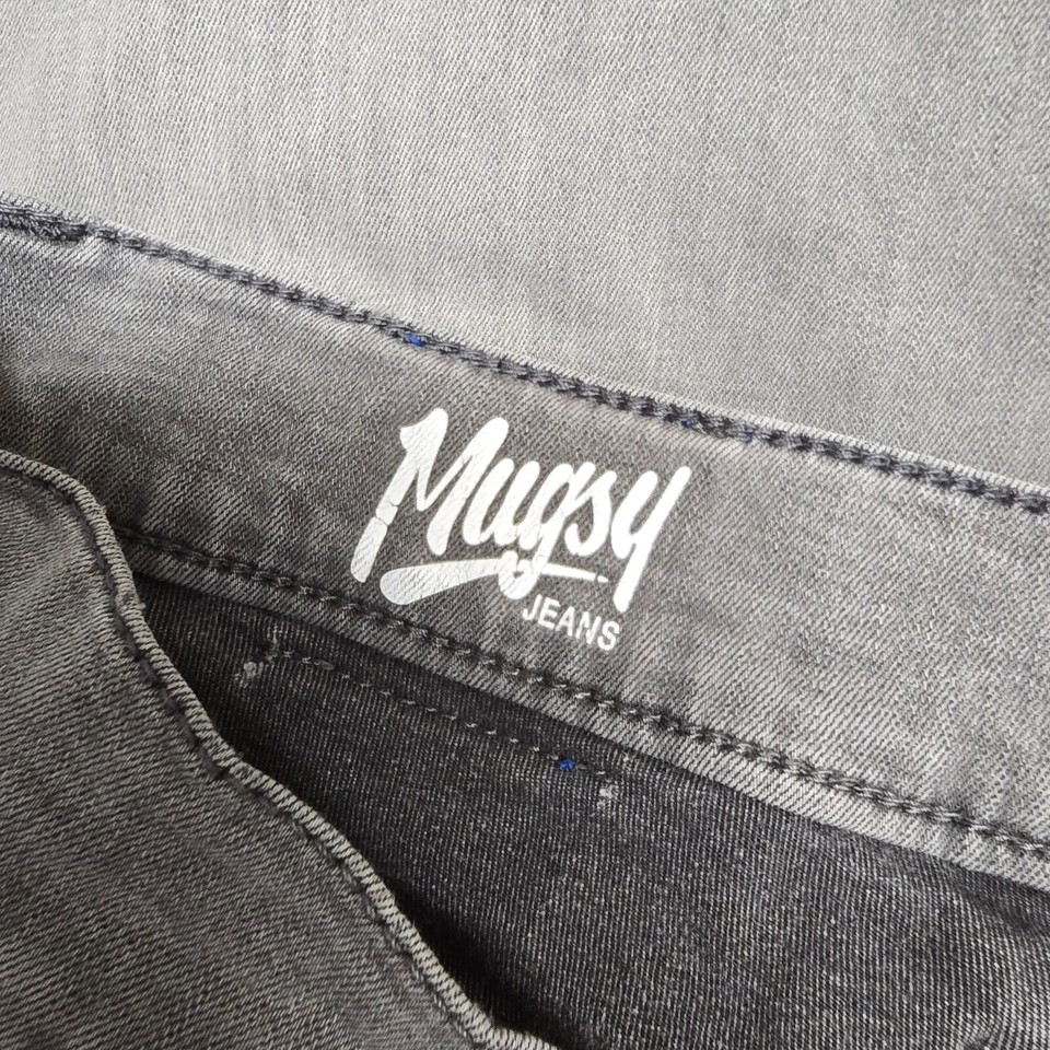 Mugsy Beans Jeans Mens 30x32 Gray Straight Comfort Stretch Casual eBay