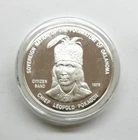 1976 Sovereign Nation Potawatomi of Oklahoma Indian Tribe  .999 Silver Prf Rd