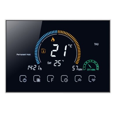 WiFi Thermostat BHT-8000GBLW Elektrische Heizungssteuerung 16A Alexa Google