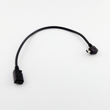 1pcs Mini USB 5 Pin 90 Degree Right Angled Male to Female Extension Data Cable