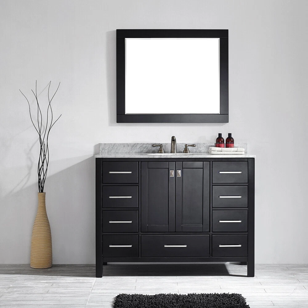 48 inch black bathroom vanity deals