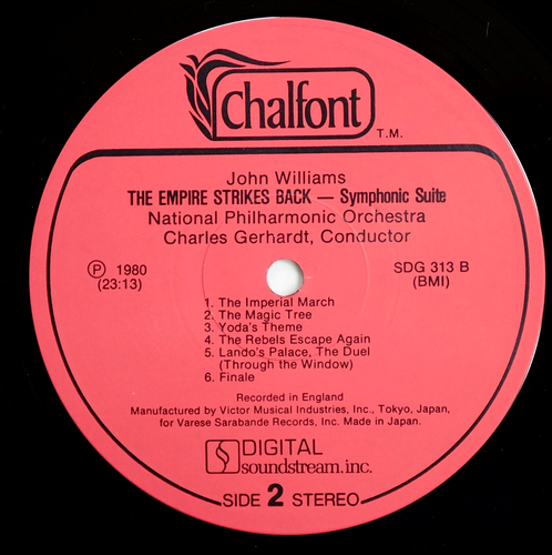 THE EMPIRE STRIKES BACK LP N MINT Rare 1980 Chalfont Original Vinyl Star Wars - Bild 3 von 10