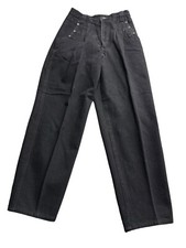 Vintage Rockies Rocky Mountain Womens 24X28 Western Cowgirl Jeans Black