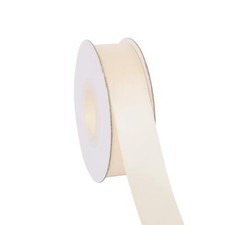 1" Wide Double Face Satin Ribbon 25 Yards 810-Ivory Set for Gift Wrapping Pa...