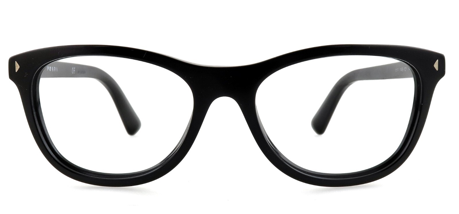 Prada VPR05R 1AB-1O1 53mm Black Eyeglass Frames Made in Italy