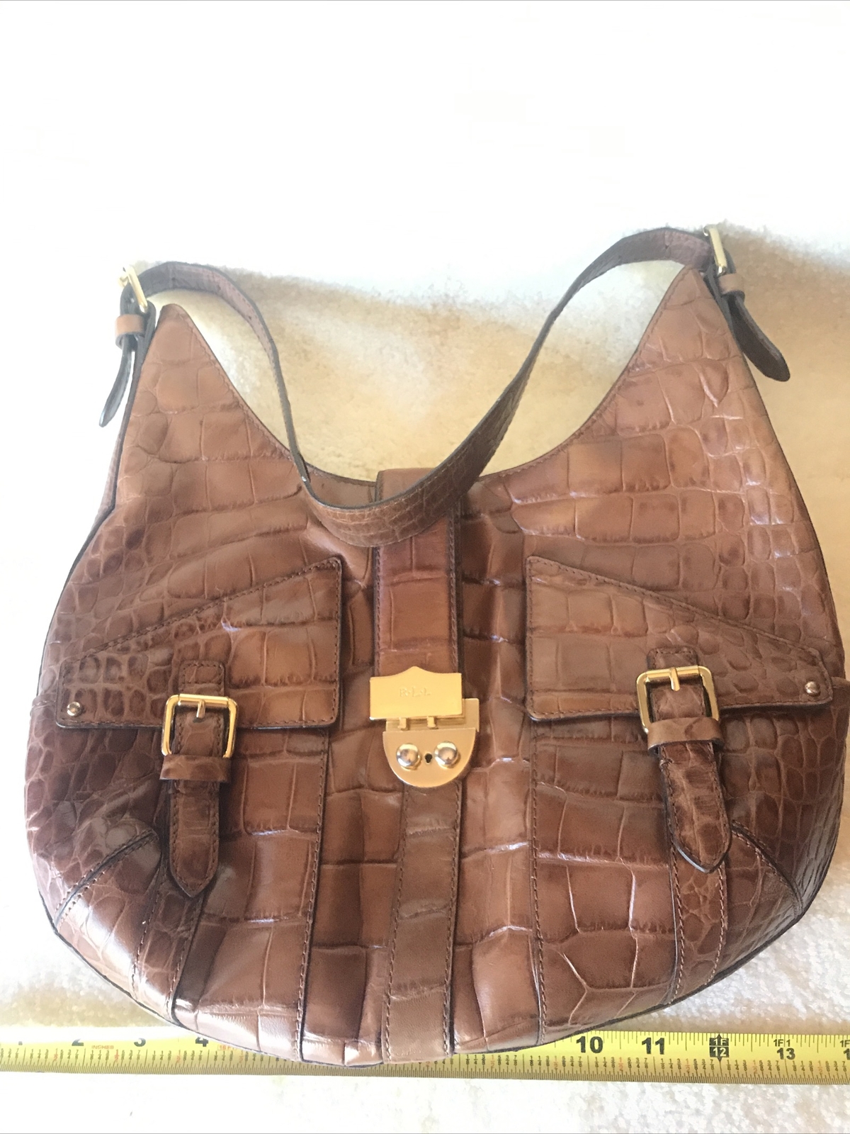 Lauren Ralph lauren brown Leather purse (Original) Gem