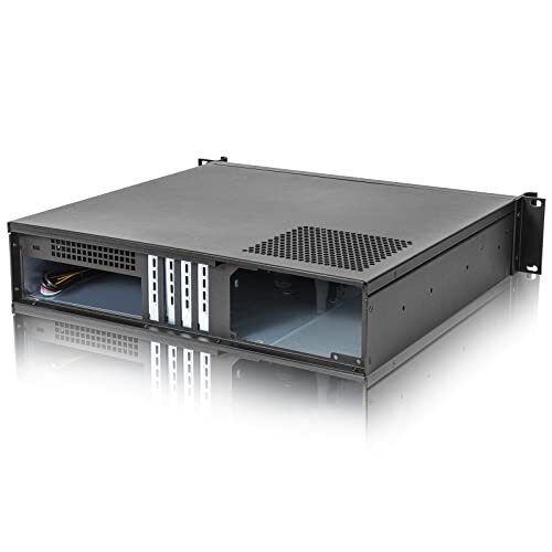 RackChoice MicroATX 2U Rackmount Server Chassis Short Depth 1×5.25