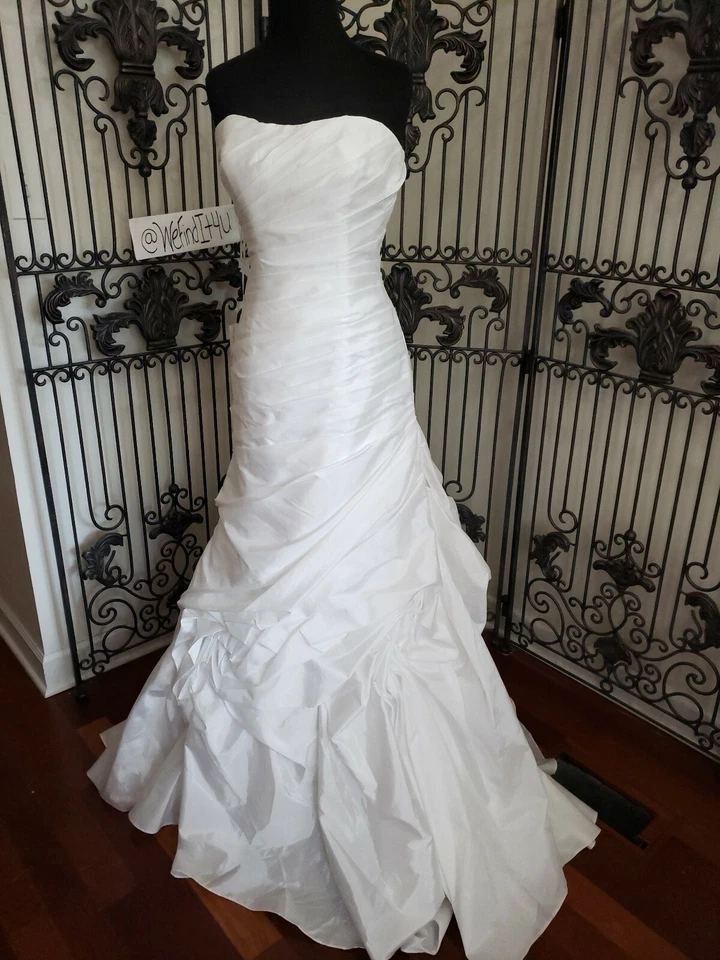 D605 DISNEY FAIRY TALE 214C RAPUNZEL DIA BLANCO TALLA 10 CORSÉ VESTIDO DE NOVIA VESTIDO Foto 2 de 4