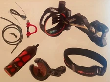 NEW PSE ARCHERY AMP GOLD ACCESSORY PACKAGE, KIT WITH SIGHT STABILIZER REST