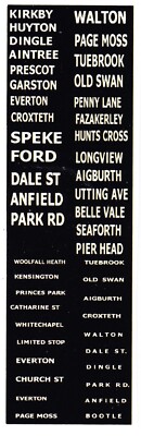 Modellbus Transfers 1:76 Liverpool Destinationen 46 Diff