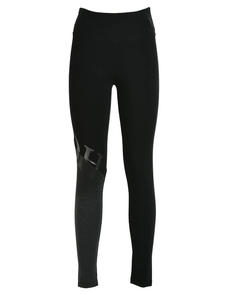 Leggings Deha fuseaux donna pantalone aderente palestra tempo libero casual nero - Immagine 3 di 4