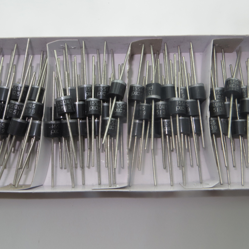 Diodos 12v 20pcs 15SQ045 Schottky Diodes - 15A 45V Solar Panel Blocking Diodes (Axial Lead) Diode Kit - Foto 5
