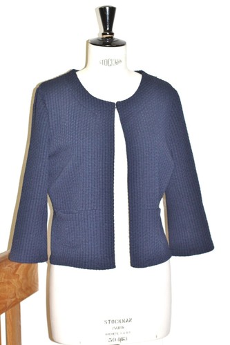 Veste Courte Femme Marks And Spencer - Taille 12 - Multicolore, Motif Géométrique - Neuf Sans étiquette