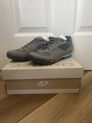 Zapatos de Ciclismo Giro Petra VR Para Mujer, Titanio/Azul Joya