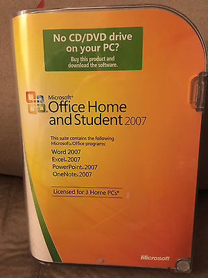 Purchase Microsoft Office 2007 Home and Student