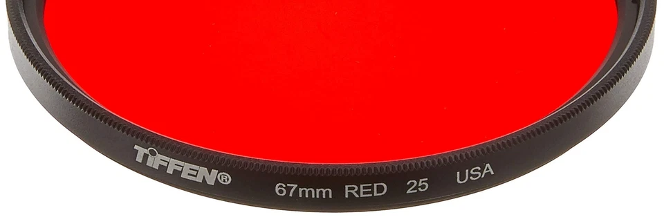 67mm Red Camera Lens Filter for Black and White Photography Dramatic Contrast - Image 3 of 4