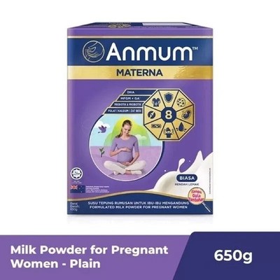 Anmum Materna Pregnancy Milk Powder 650g   Complete Prenatal Nutrition Original