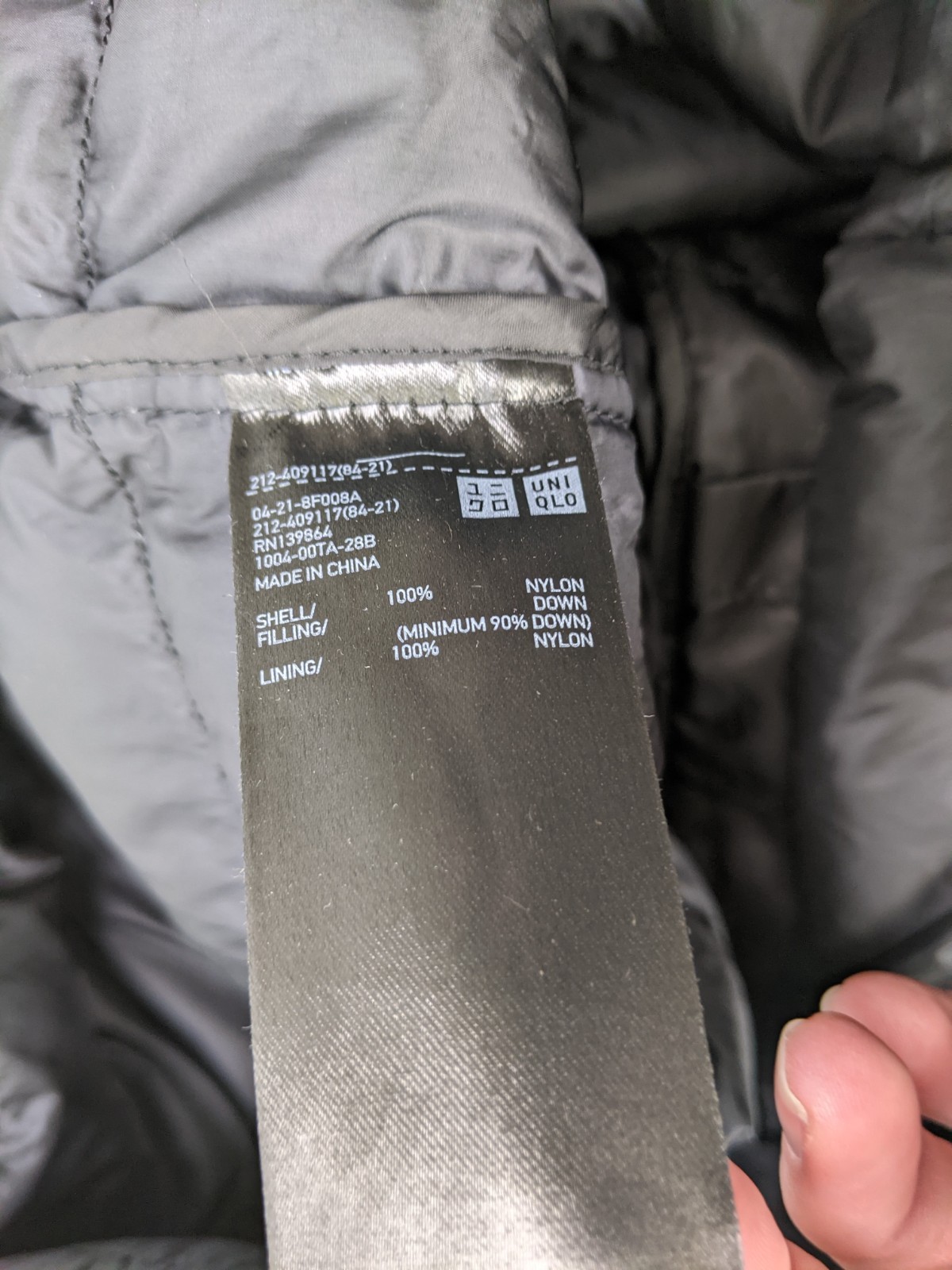 Uniqlo Ultra Light 90% Down Filled Hooded Longline Puffer Jacket Womens Size XL thumbnail 9