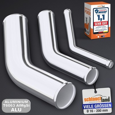 45° ALUROHR-BOGEN Ø 13-200mm Schlauchbogen Winkel Rohr Motor KFZ Ladeluft-Kühler