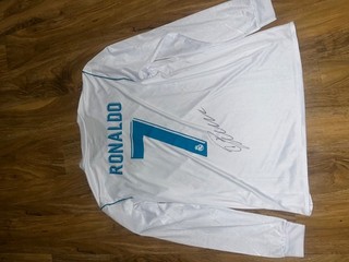 Cristiano Ronaldo Signed Real Madrid UCL home shirt with Coa included