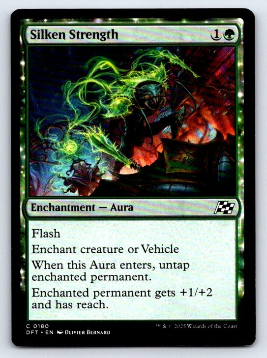 Silken Strength 180 Common Aetherdrift Magic: The Gathering